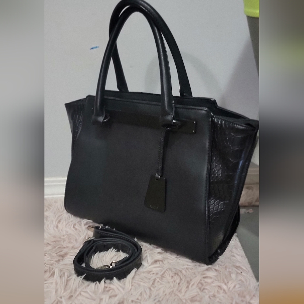 Aldo Black Hand /Cross Body Bag - Picture 16 of 16